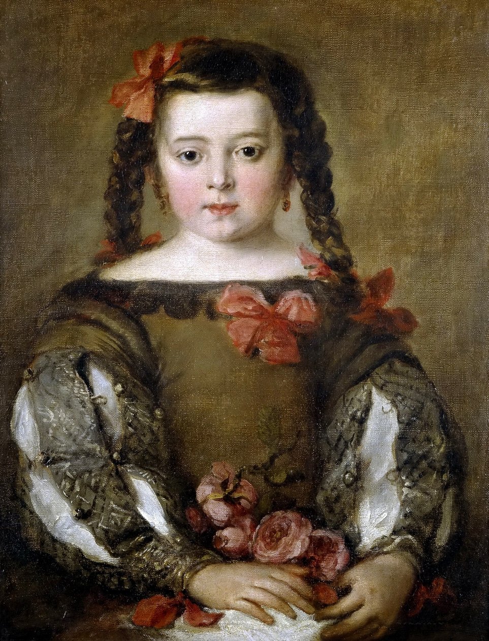 Portret młodej dziewczyny autorstwa José Antolínez