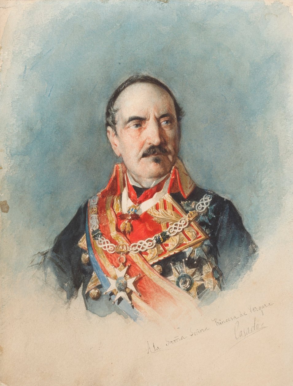 Generał Espartero autorstwa Jose Casado del Alisal