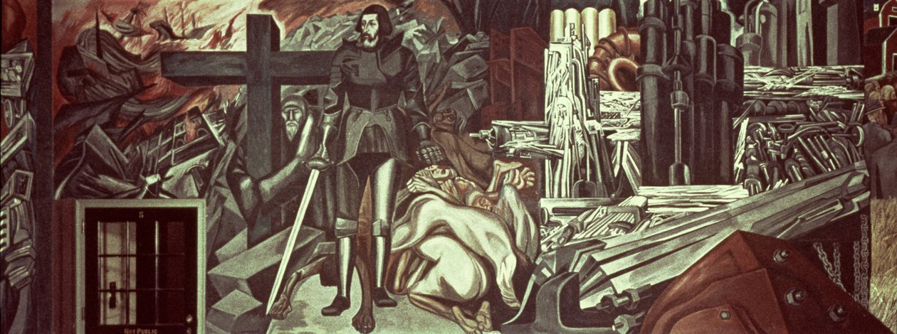 Cortez and the Cross, z „Eposu o amerykańskiej cywilizacji” autorstwa José Clemente Orozco