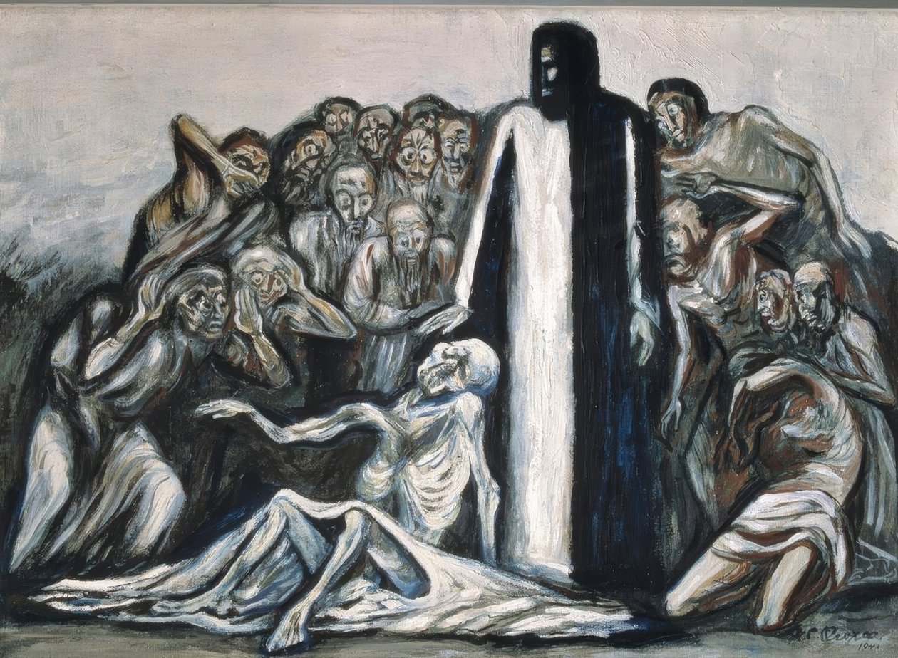 Wskrzeszenie Łazarza autorstwa José Clemente Orozco
