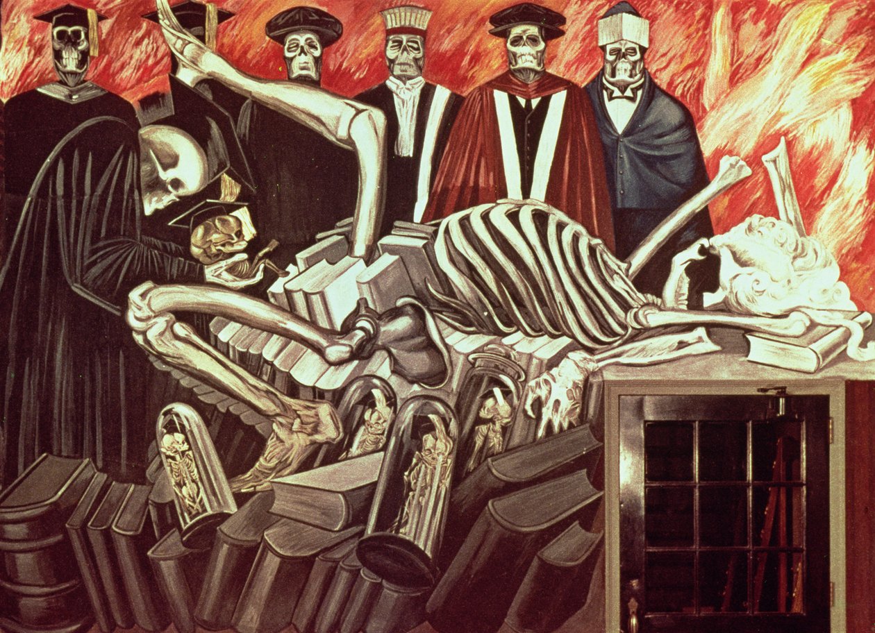 Bogowie współczesnego świata, z Eposu o cywilizacji amerykańskiej autorstwa José Clemente Orozco