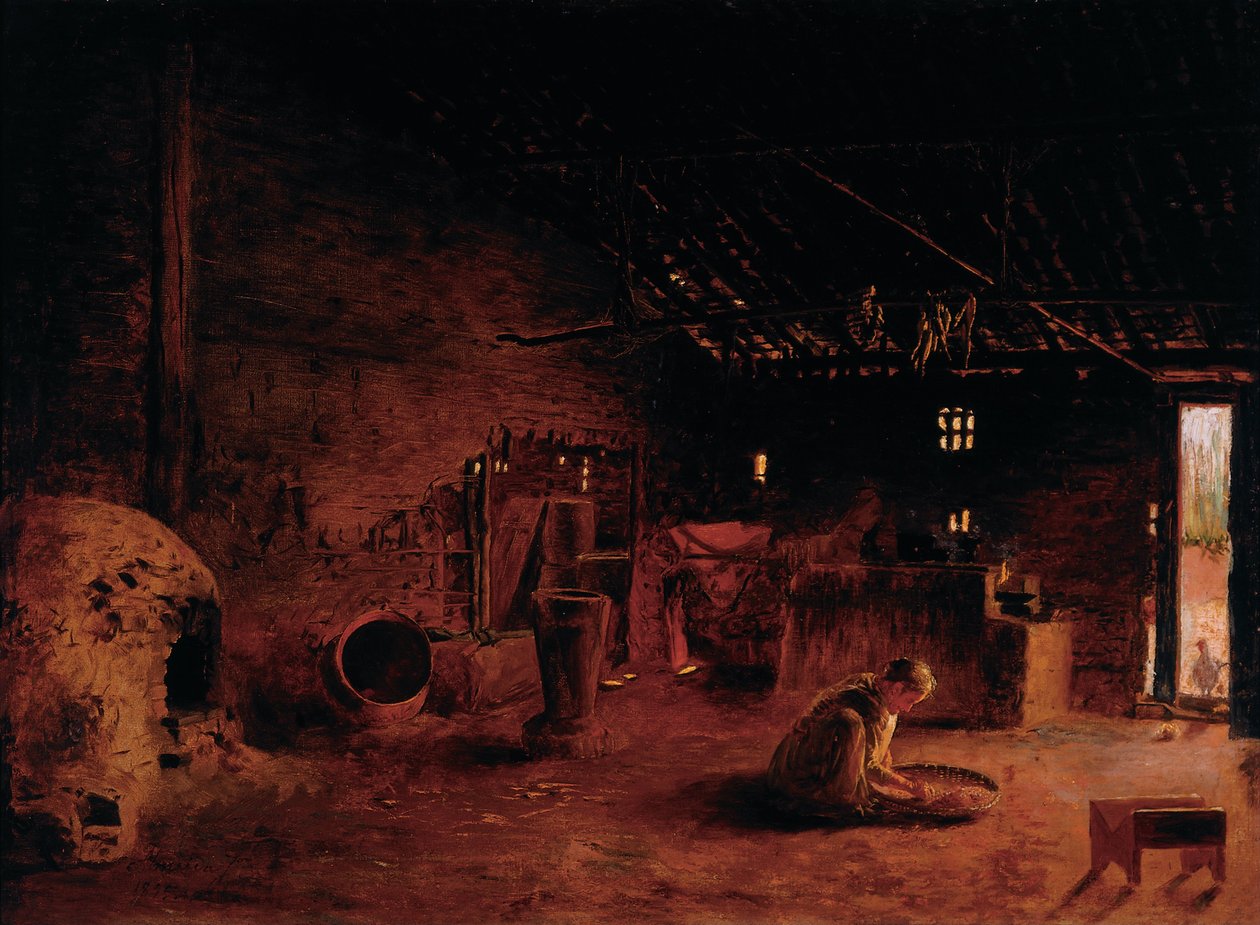 Kuchnia wiejska autorstwa José Ferraz de Almeida Júnior