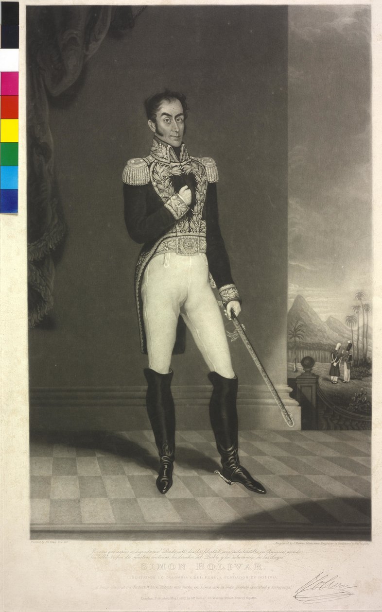 Simon Bolivar autorstwa José Gil de Castro