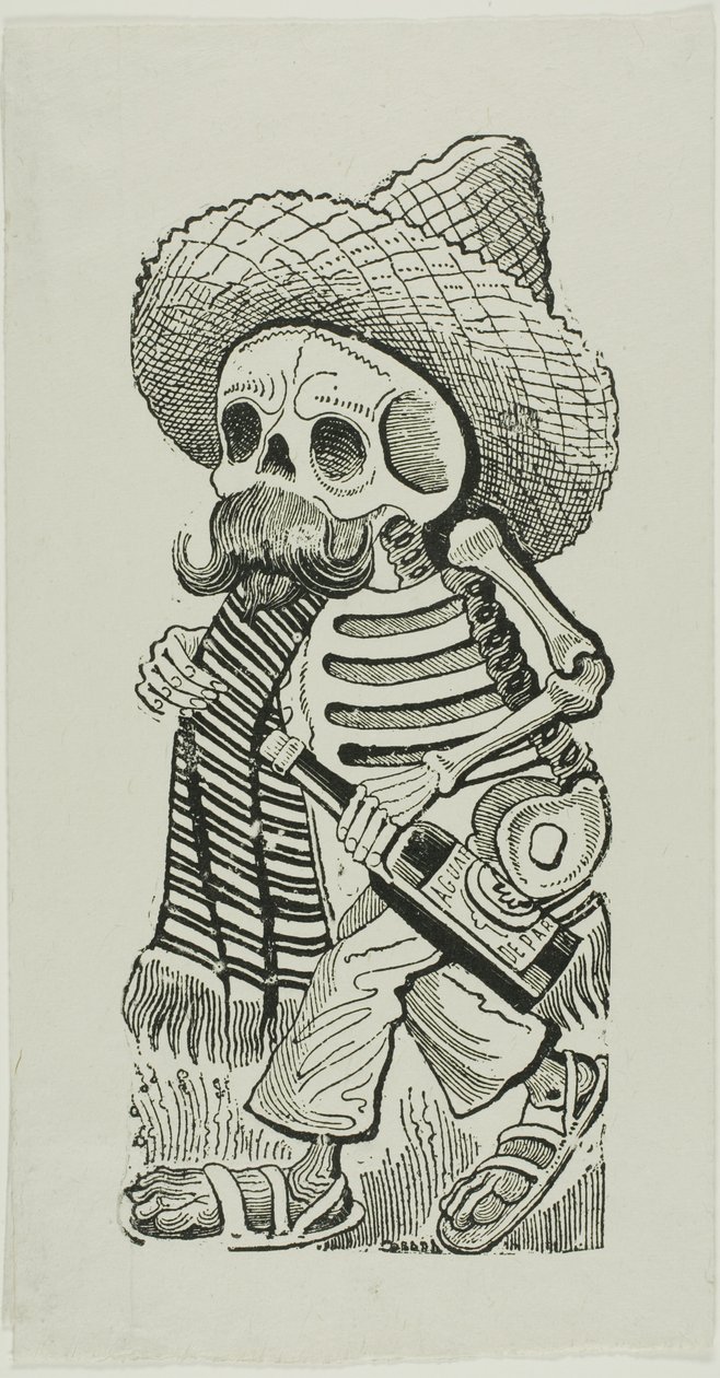 Calavera przedstawiająca Francisco Madero, z Calavera Maderista autorstwa José Guadalupe Posada