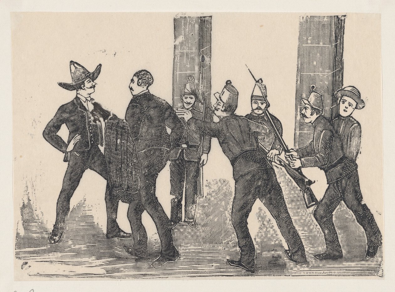 Egzekucja Jezusa Bruno Martineza, 1892., 1892. autorstwa José Guadalupe Posada