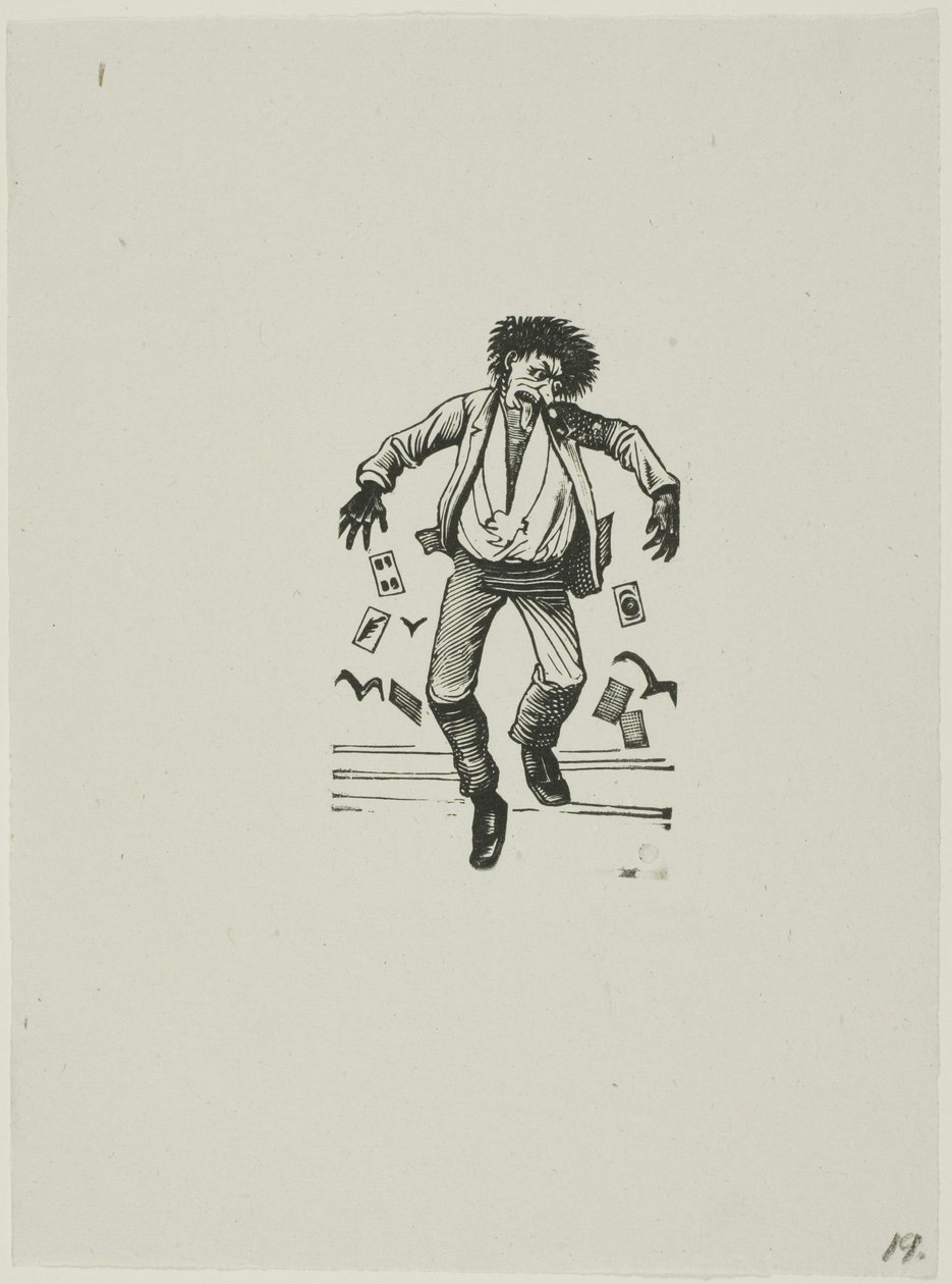 Hazardzista autorstwa José Guadalupe Posada