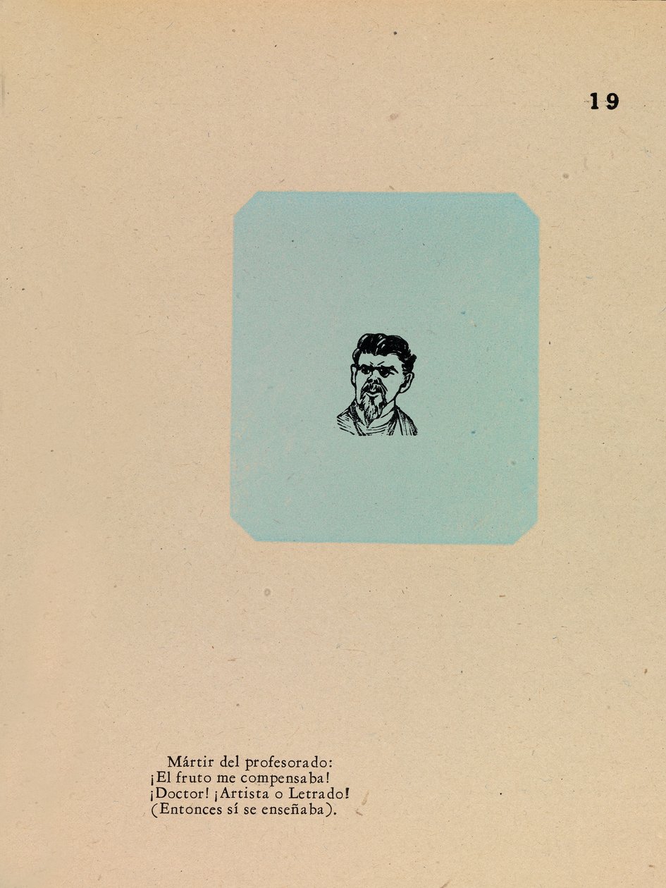 Portret nauczyciela autorstwa José Guadalupe Posada
