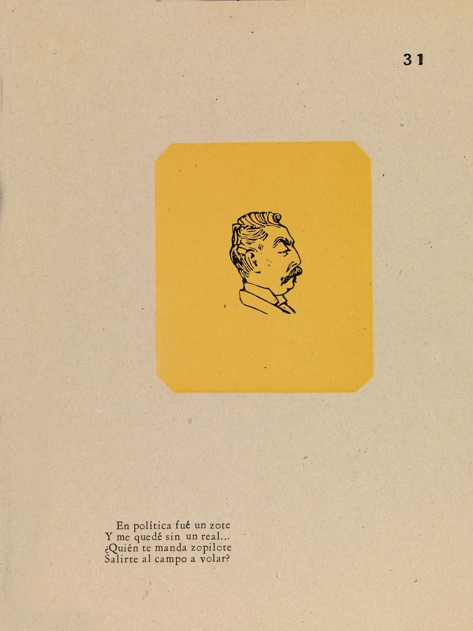 Uczciwy polityk autorstwa José Guadalupe Posada