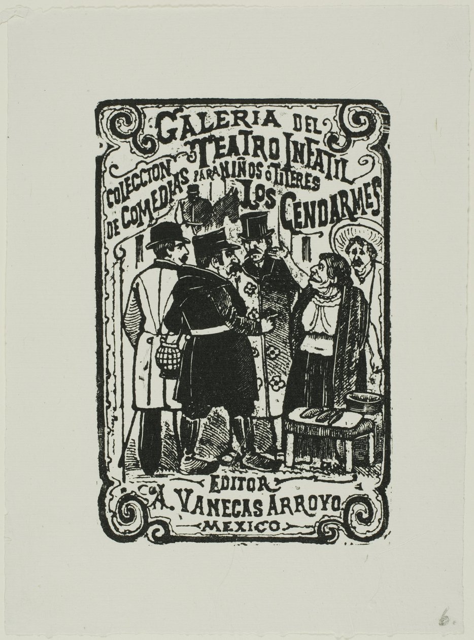 Policja autorstwa José Guadalupe Posada