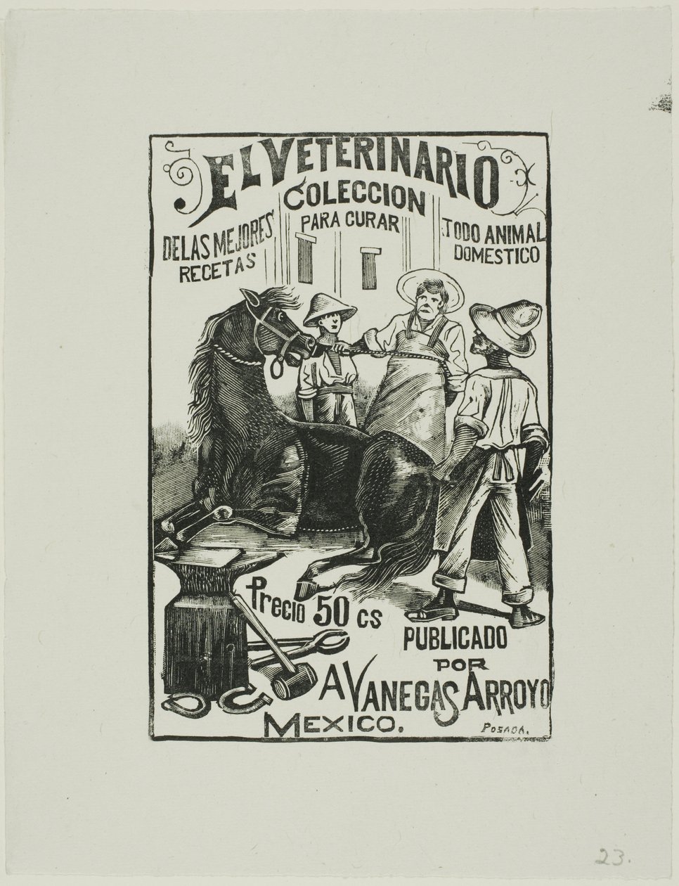 Weterynarz autorstwa José Guadalupe Posada