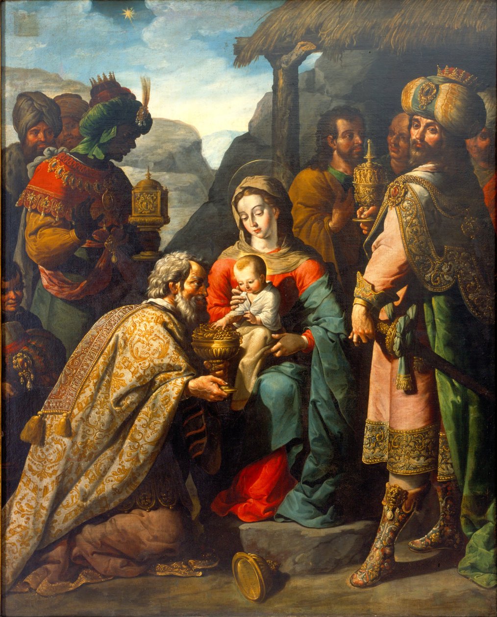 Adoracja Królów autorstwa José Juárez