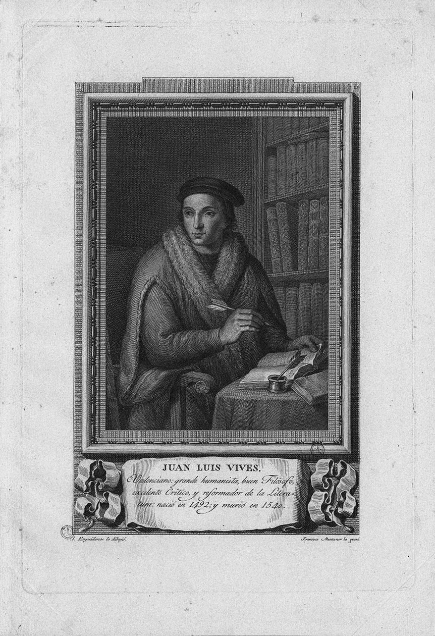 Portret Juana Luisa Vivesa 1492-1540, 1791 autorstwa Jose Lopez Enguidanos