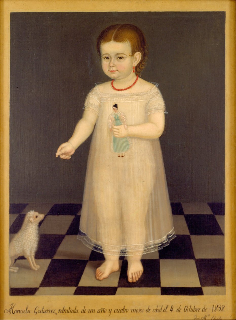 Portret Manueli Gutiérrez autorstwa José María Estrada