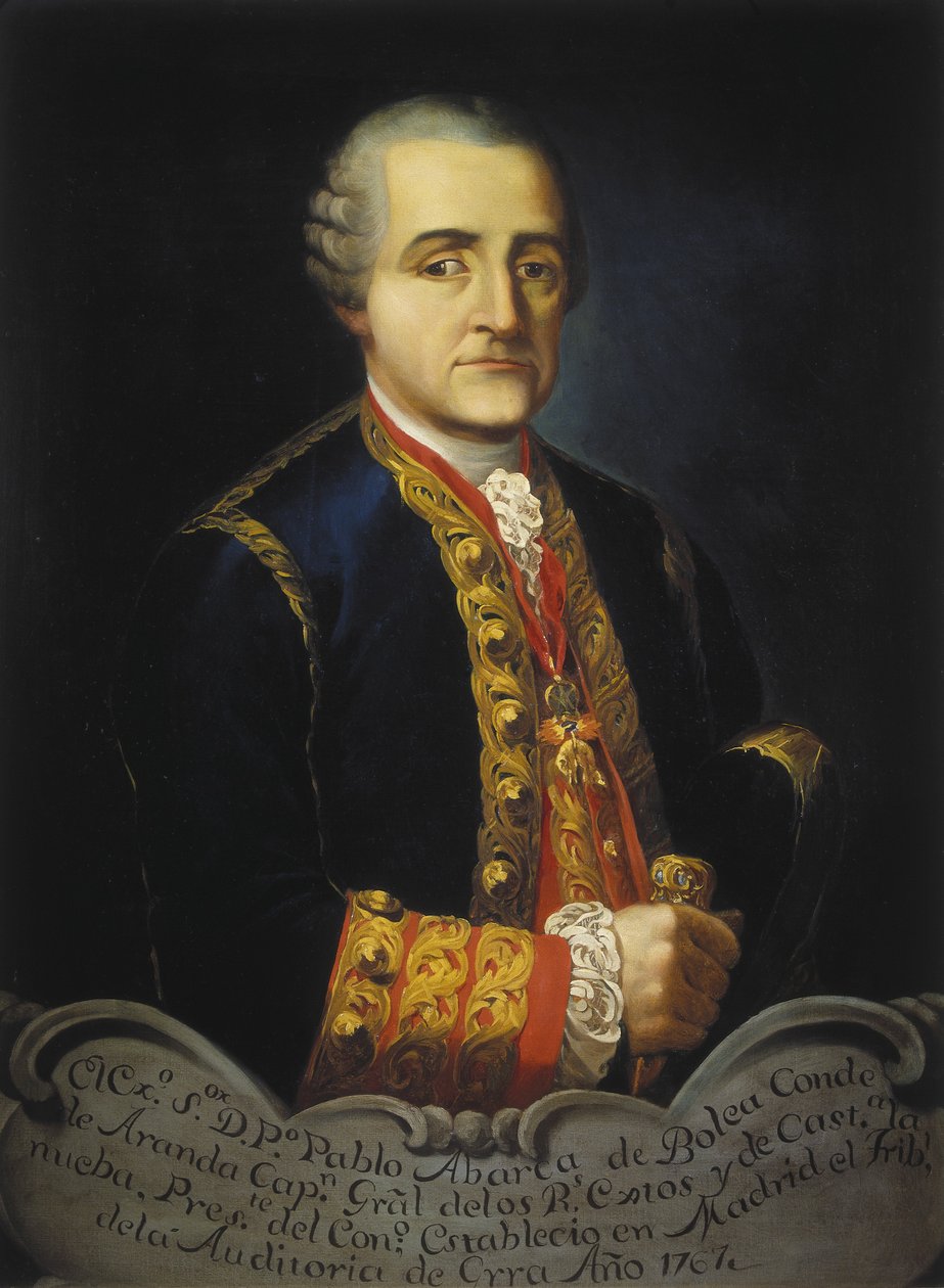 ARANDA, Pedro Pablo Abarca de Bolea, hrabia (1719-1798) (malarstwo) autorstwa José María Galván y Candela