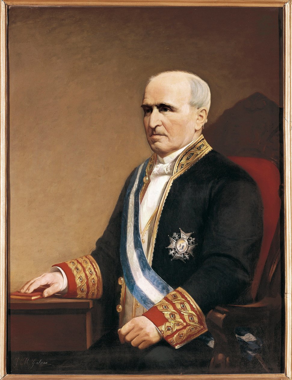 Portret polityka Francisco Santa Cruz autorstwa José María Galván y Candela
