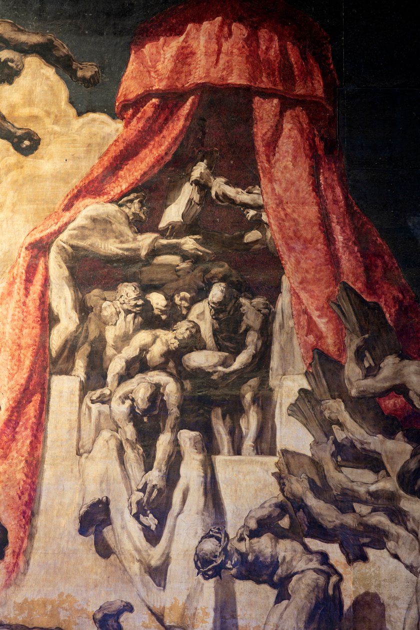 Katedra. Wnętrze. Malowidła ścienne. Józef Maria Sert. 1926-1930. autorstwa José María Sert