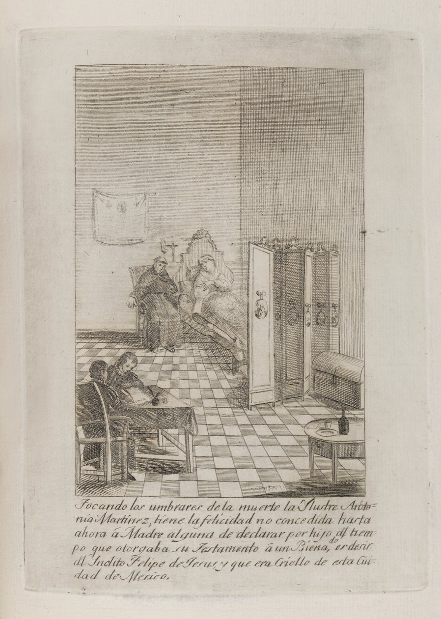 Życie św. Filipa od Jezusa (Życie San Felipe de Jesus) autorstwa José Montes de Oca
