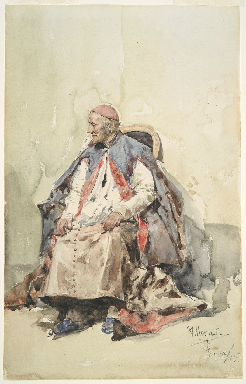 Portret kardynała autorstwa José Villegas Cordero