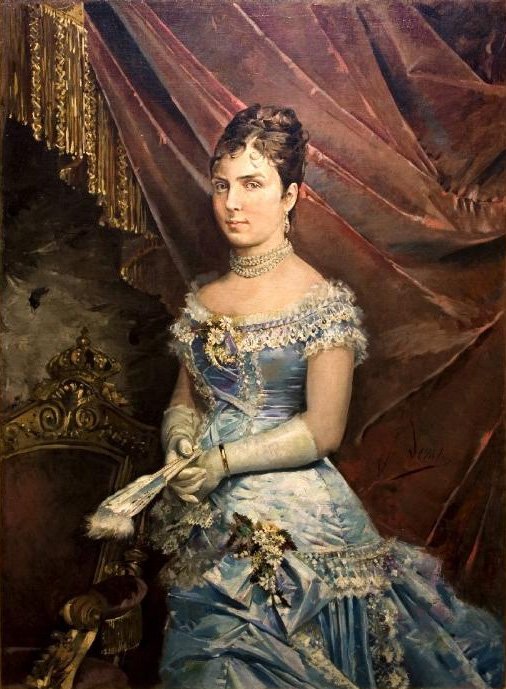 Maria de las Mercedes de Orleans autorstwa Jose Denis Belgrano