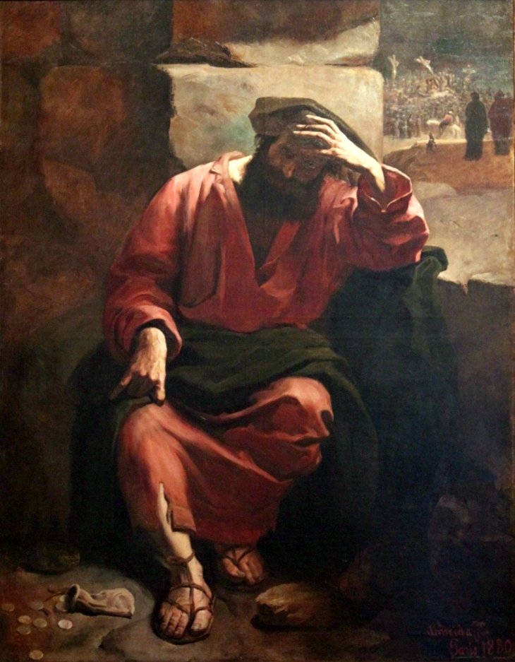 Judasz żałuje autorstwa Jose Ferraz Almeida de Junior