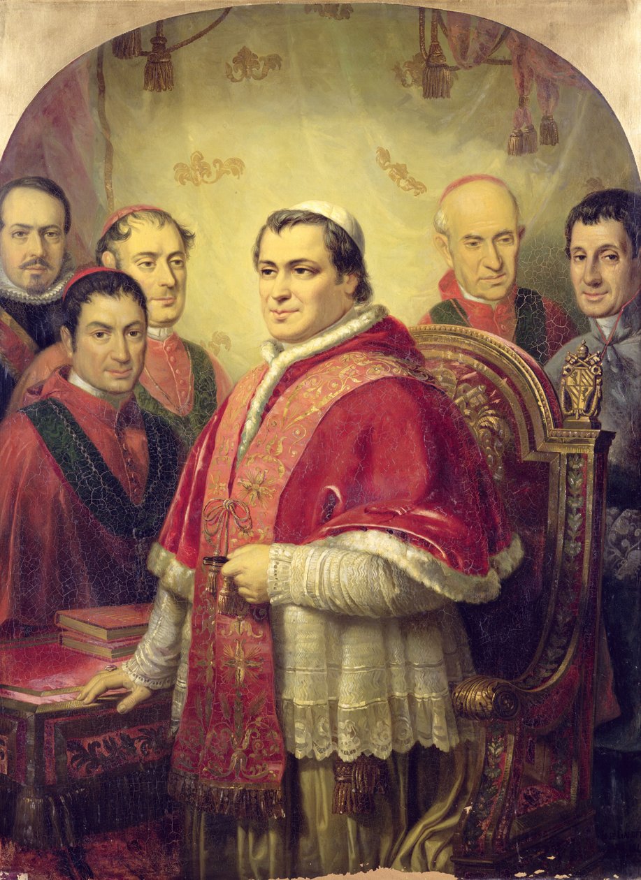 Papież Pius IX (1792-1878) 1847 autorstwa Jose Galofre Y Coma