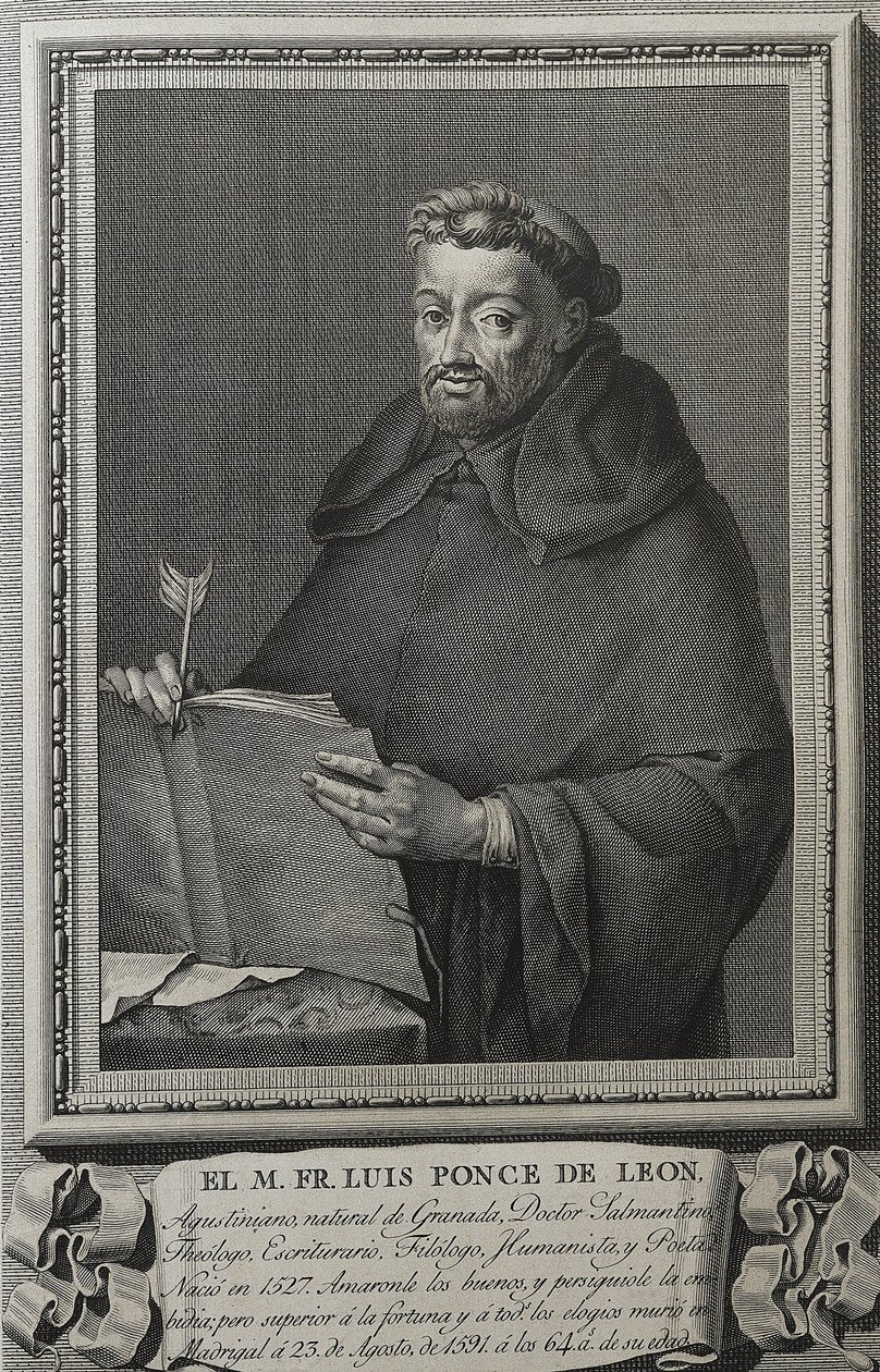 Barcelon, Juan (1739-1801). Portret Fray Luis de Leon. 1791. (36 x 23