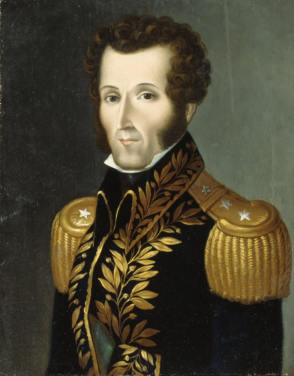 Portret marszałka Antonio Jose de Sucre autorstwa Jose Anselmo Yanez