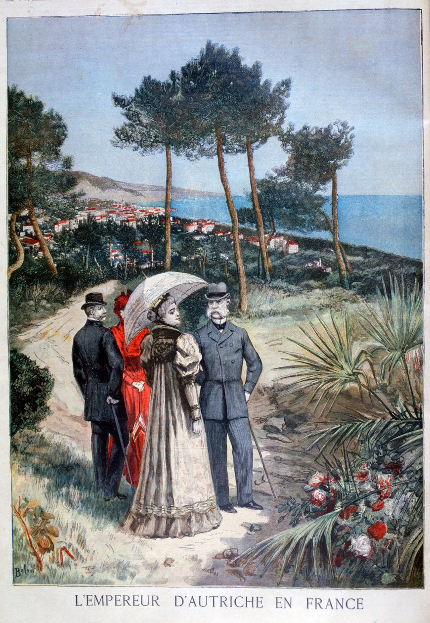 Franciszek Józef I, cesarz Austrii, z wizytą we Francji, 1894 autorstwa Jose Belon