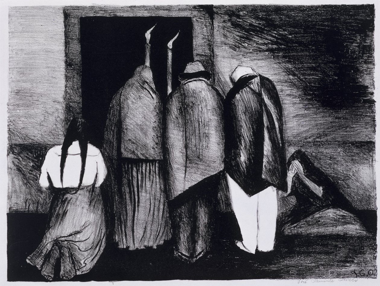 Msza żałobna autorstwa José Clemente Orozco