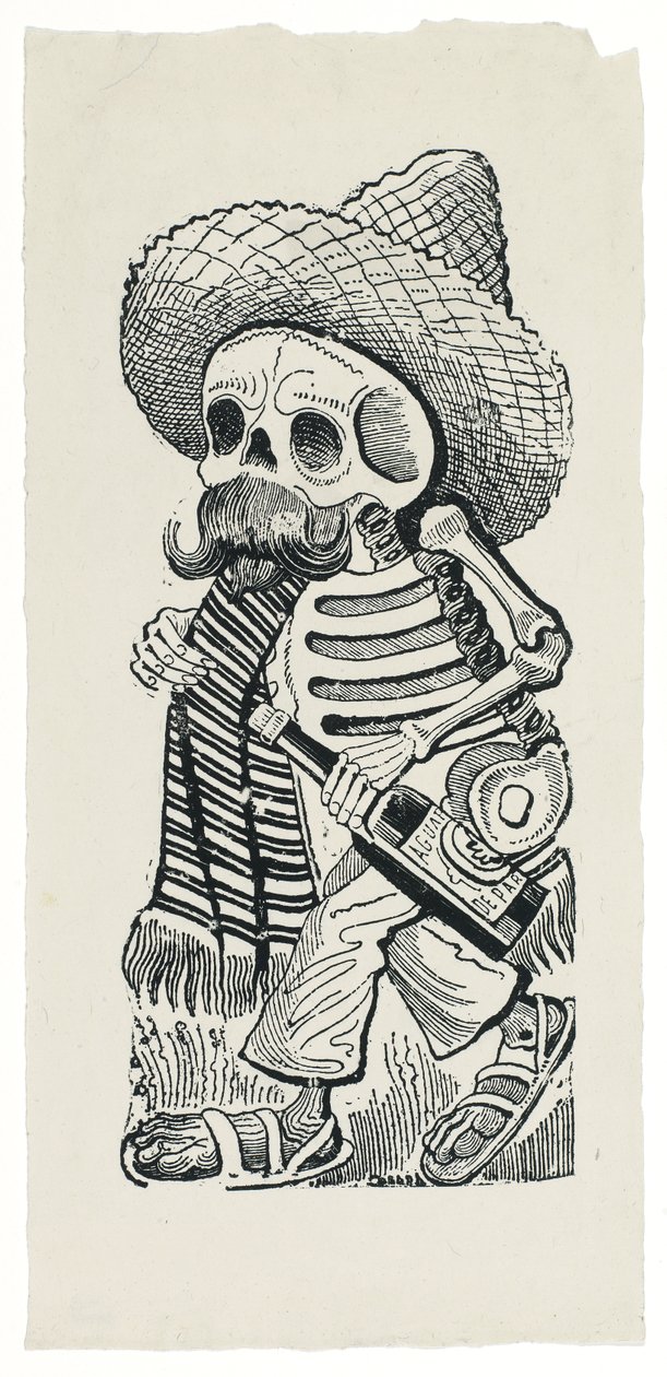 Czaszka Franciszka I. Madero autorstwa José Guadalupe Posada