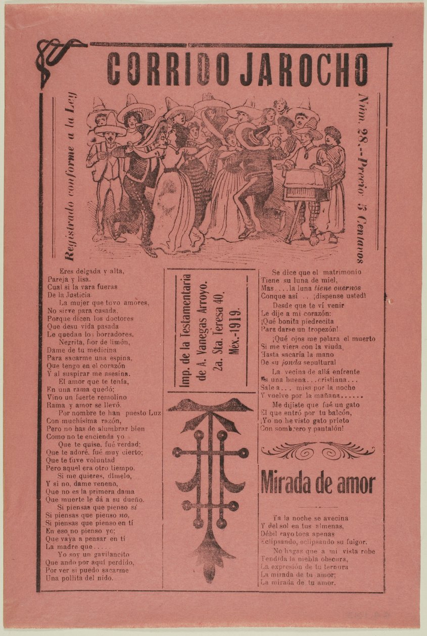 Jarocho-Korridor autorstwa José Guadalupe Posada
