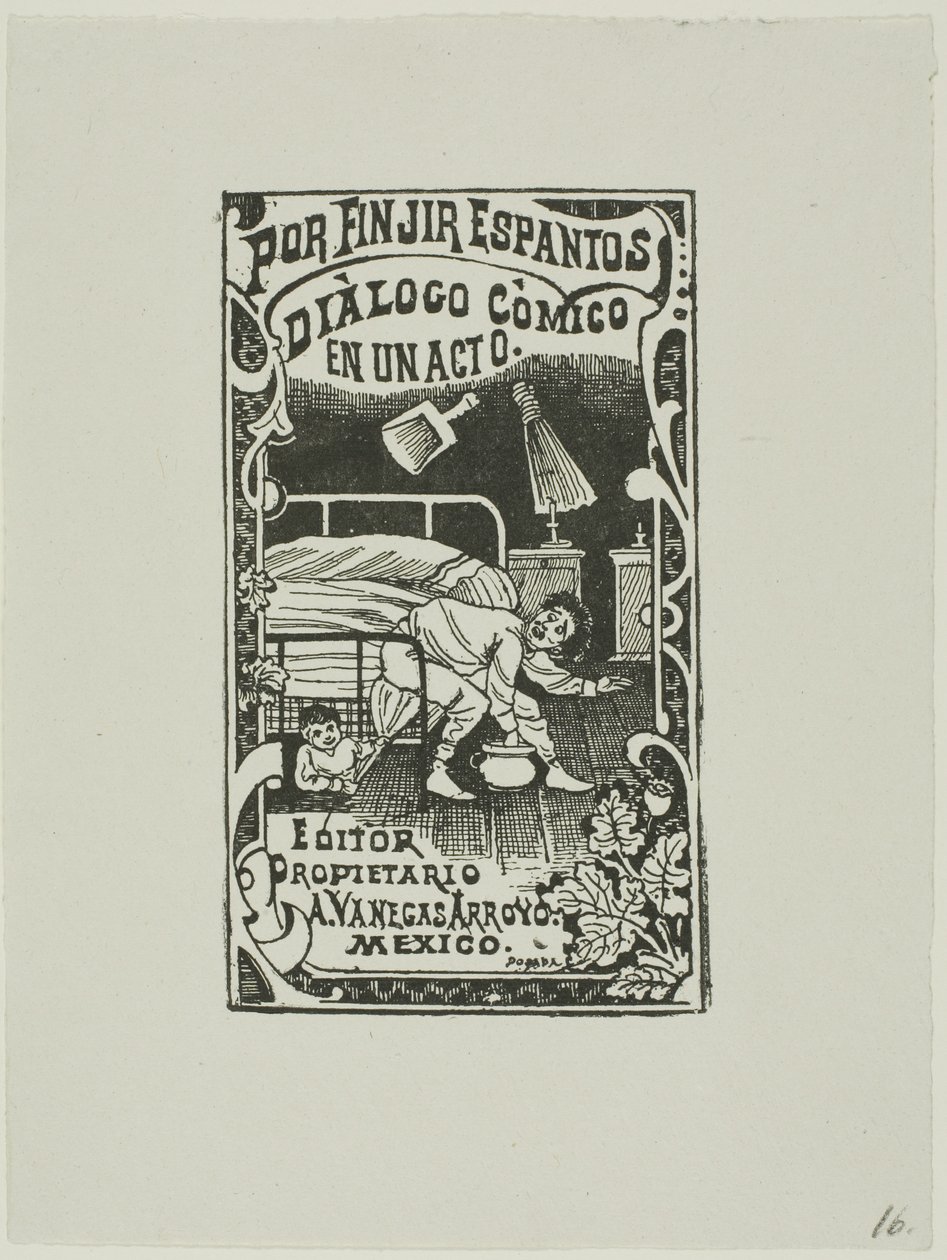 Udając duchy autorstwa José Guadalupe Posada