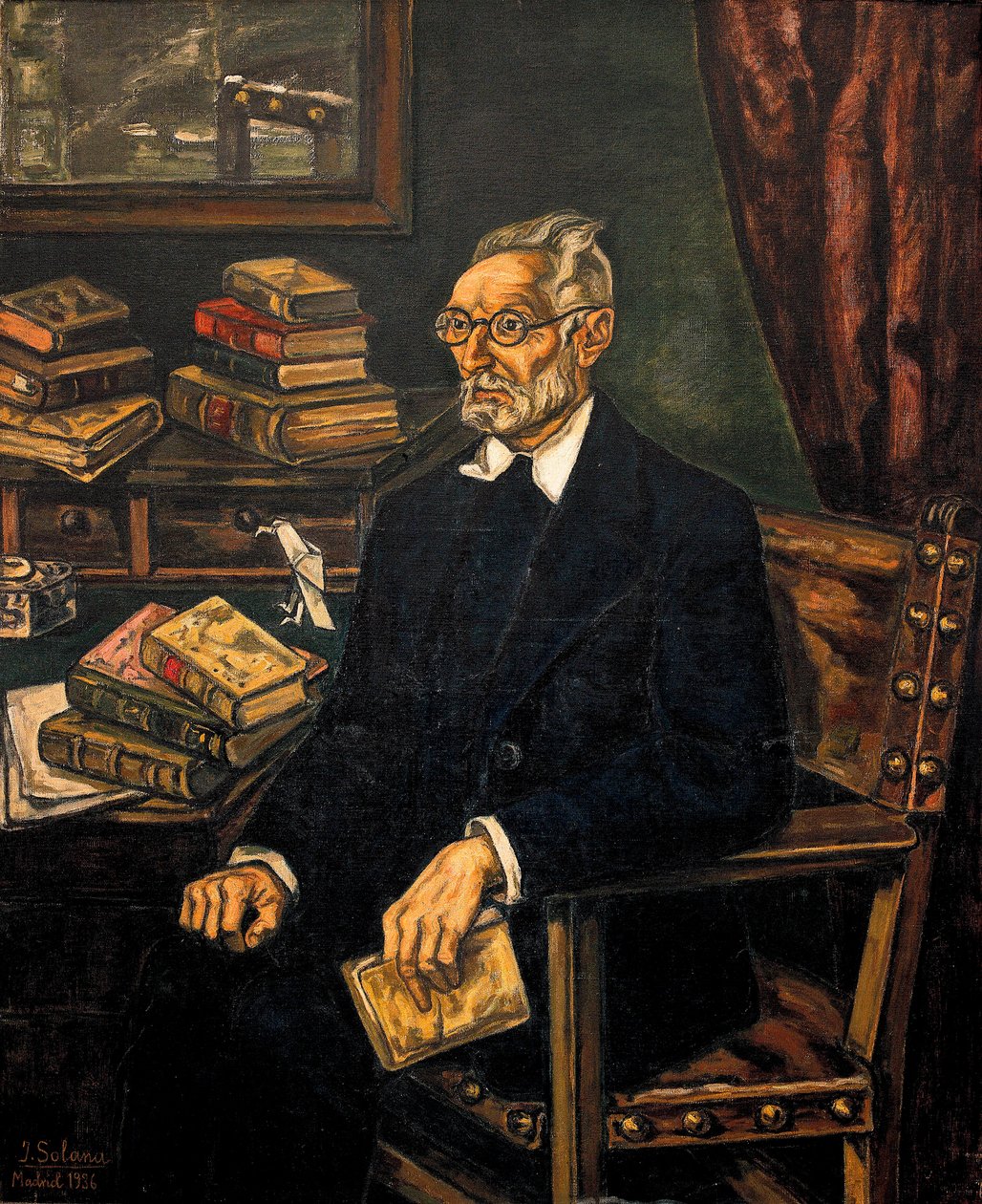 Miguel de Unamuno, namalowany przez Jose Gutierreza Solana autorstwa Jose Gutierrez Solana
