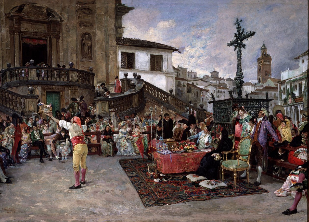 Loteria Świętego, Sewilla autorstwa Jose Jimenez y Aranda