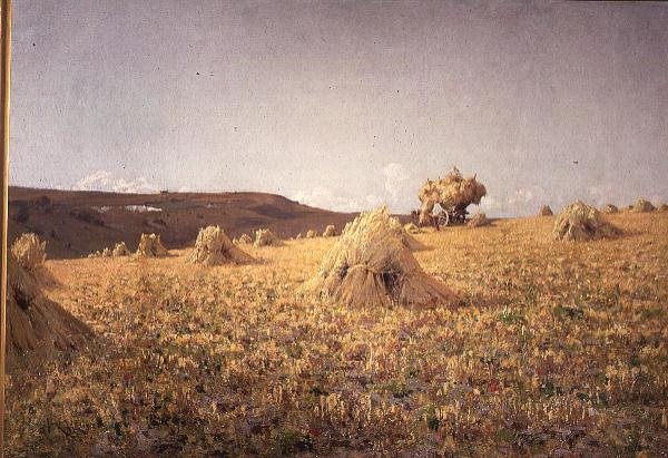 Zbiór w pobliżu Amberley, Sussex autorstwa Jose Weiss