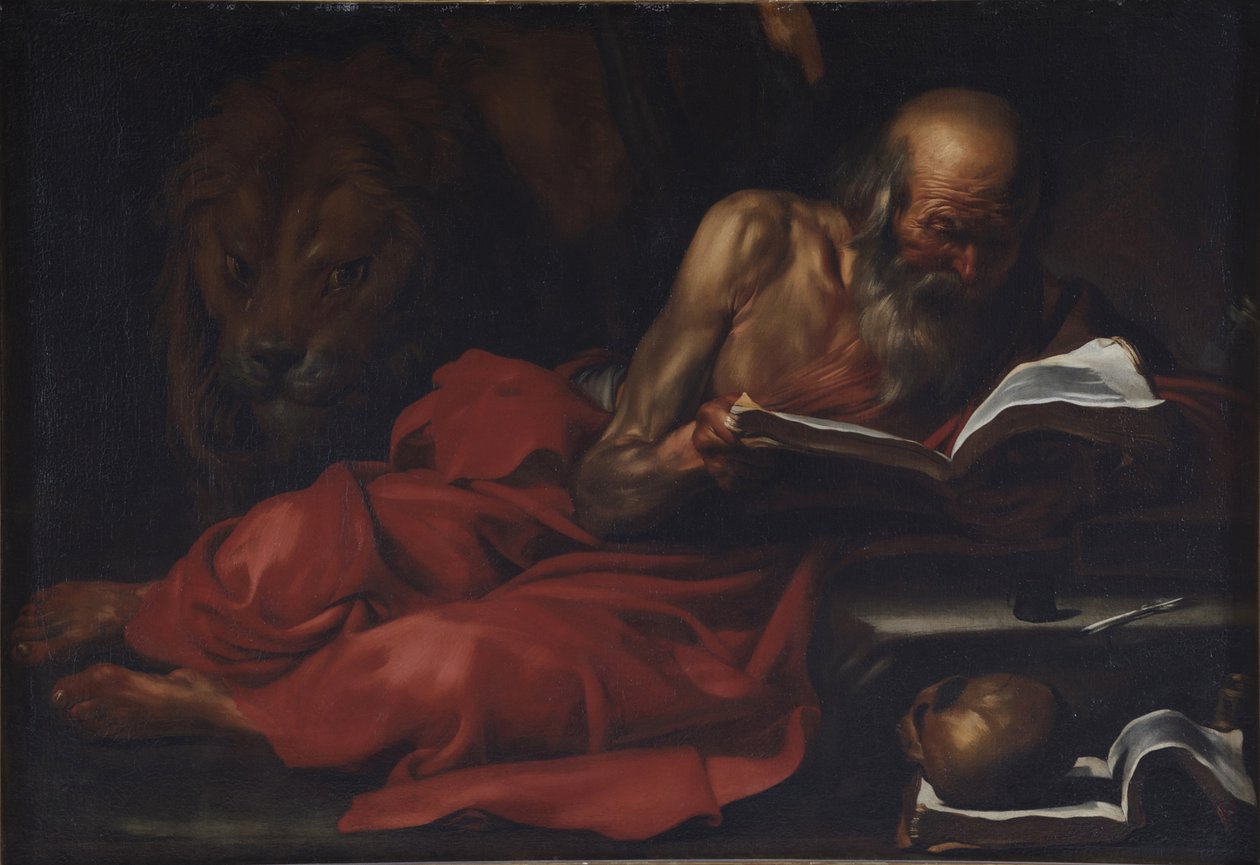 Święty Hieronim autorstwa Jose de Ribera