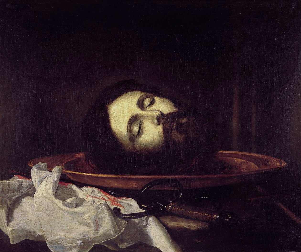 Głowa św. Jana Chrzciciela autorstwa Jose de Ribera