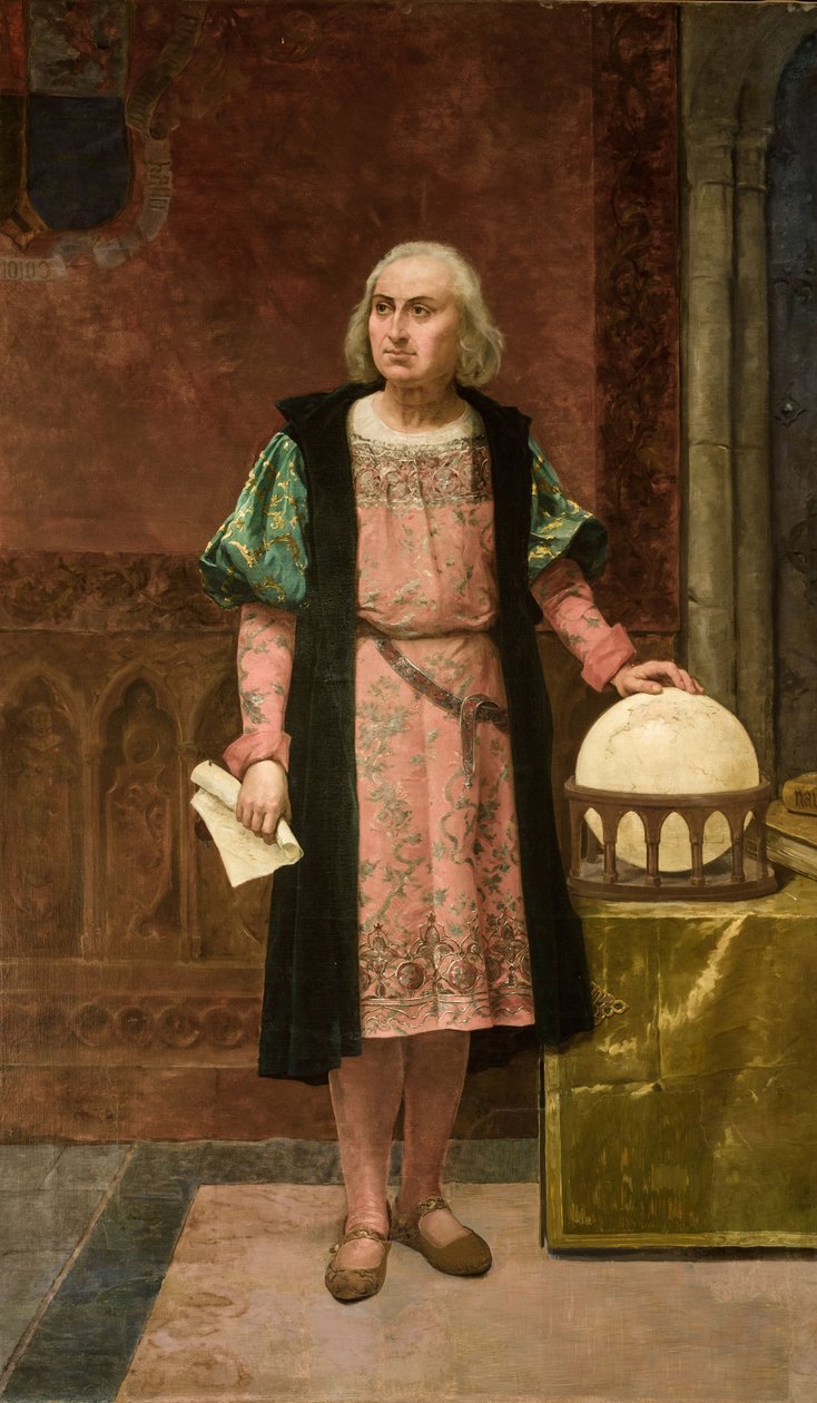 Portret Krzysztofa Kolumba autorstwa Jose de la Vega Marrugal