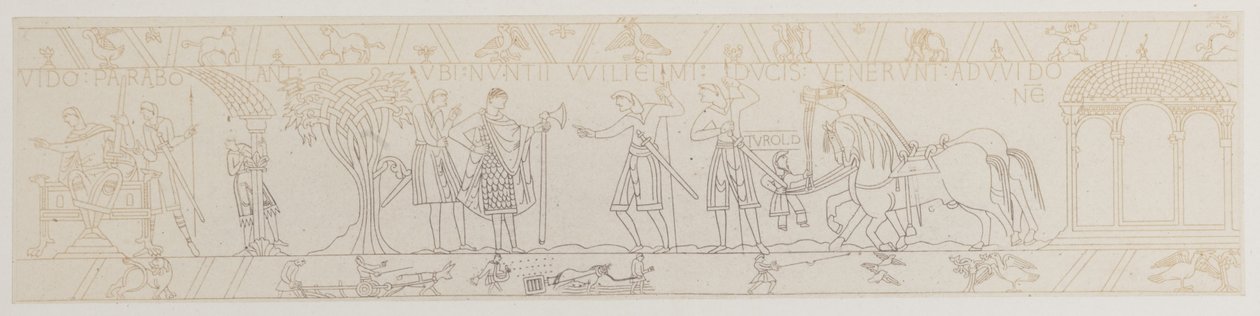 [Scena z gobelinu z Bayeux] autorstwa Josef Albert