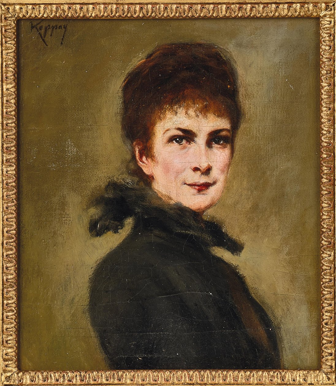 Portret Elżbiety Bawarskiej. autorstwa Josef Arpád von Koppay