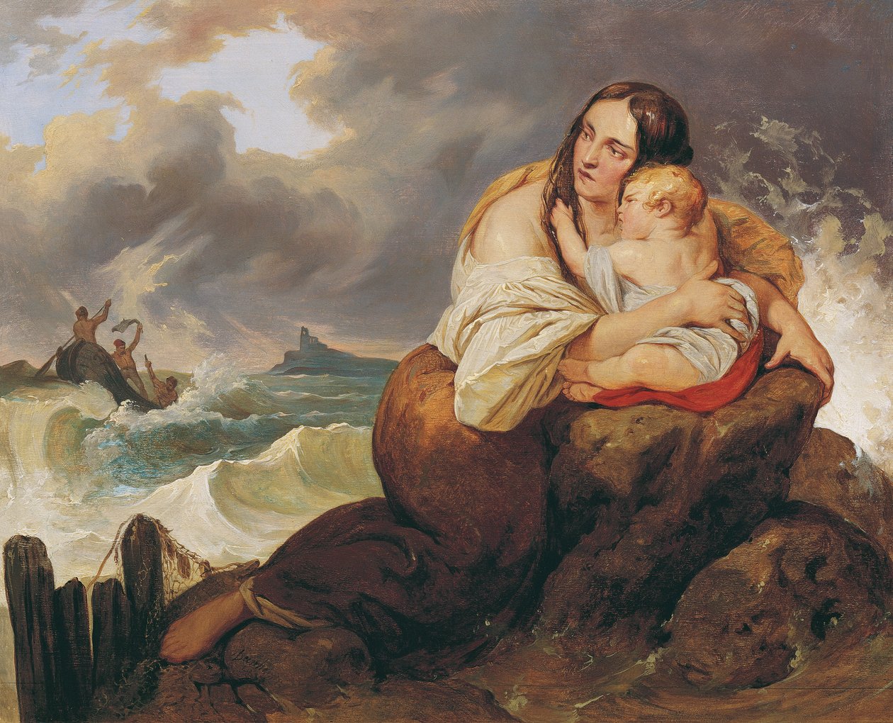 Rozbitek autorstwa Josef Danhauser