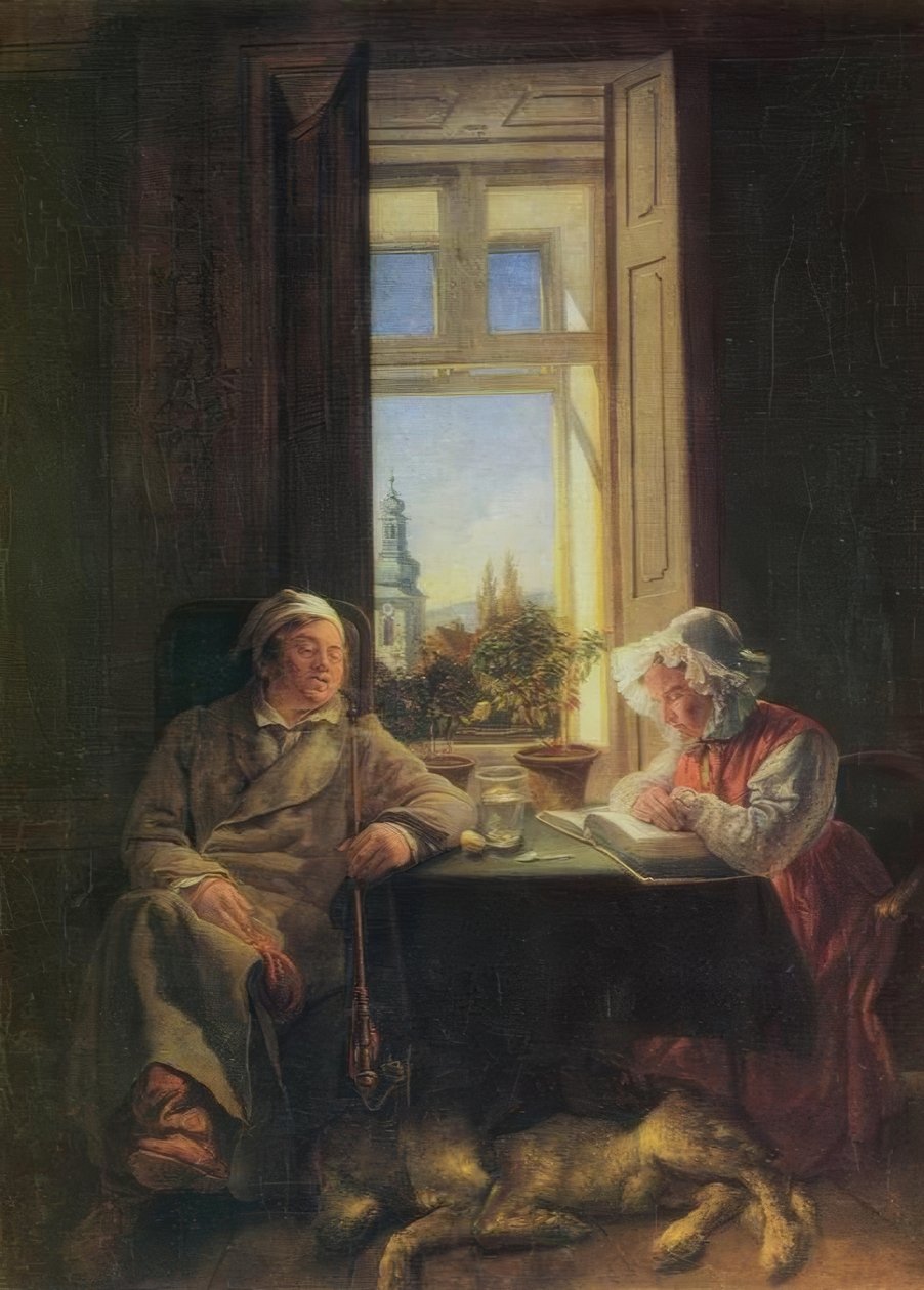 Sjesta autorstwa Josef Danhauser