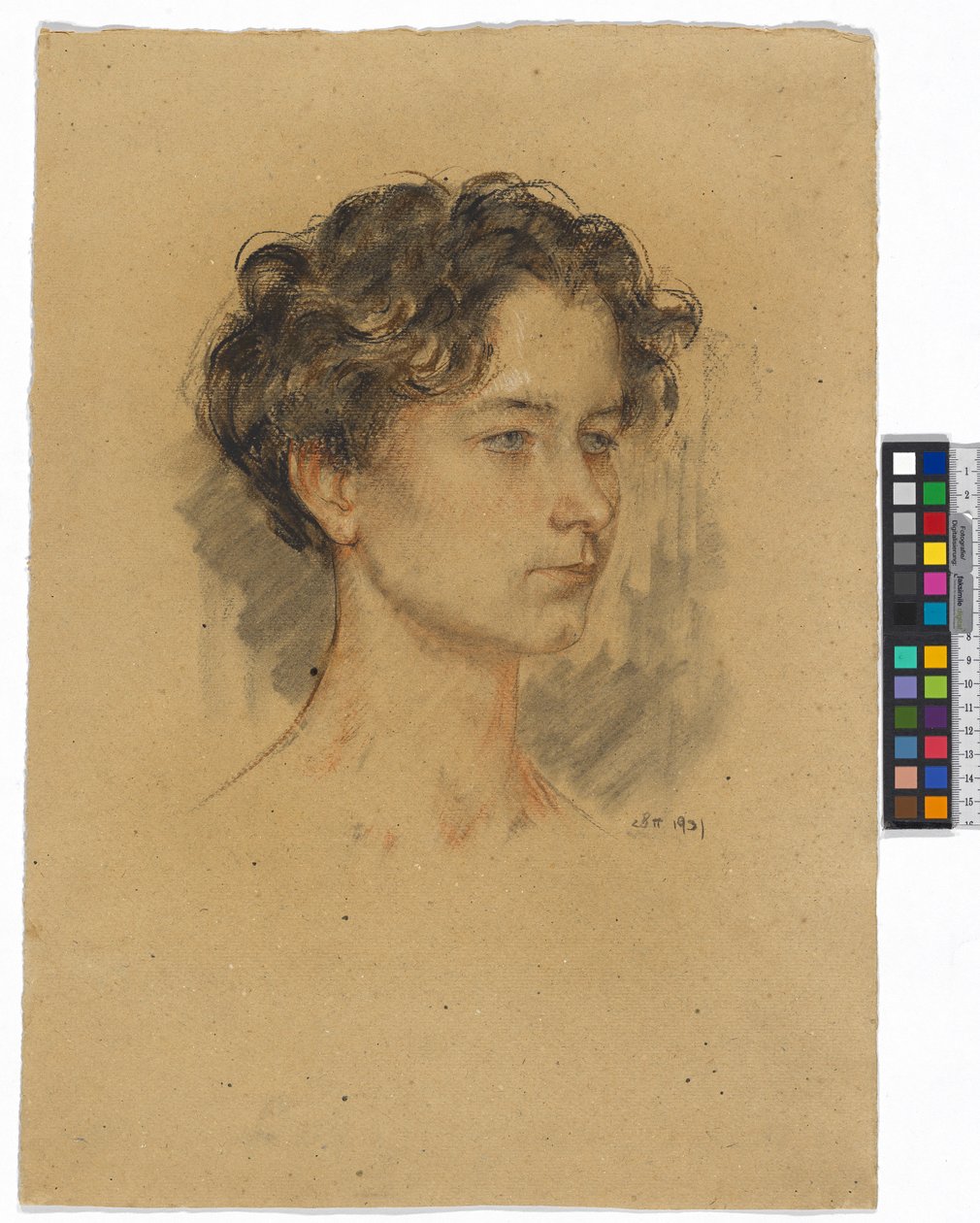 Głowa kobiety autorstwa Josef Engelhart