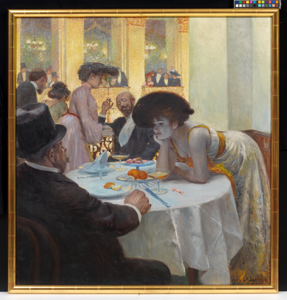 Loża w Sophiensaal autorstwa Josef Engelhart