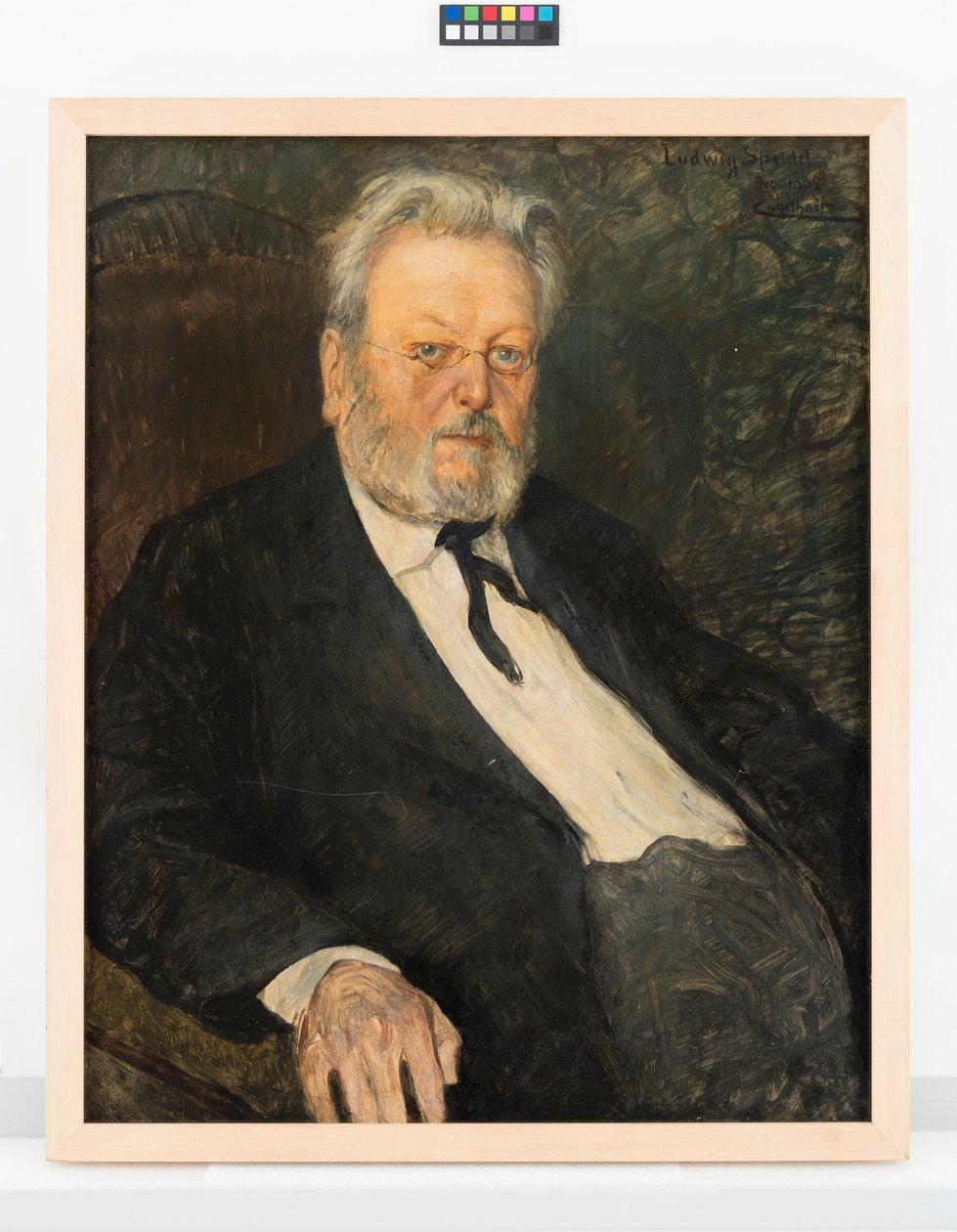 Ludwig Speidel autorstwa Josef Engelhart