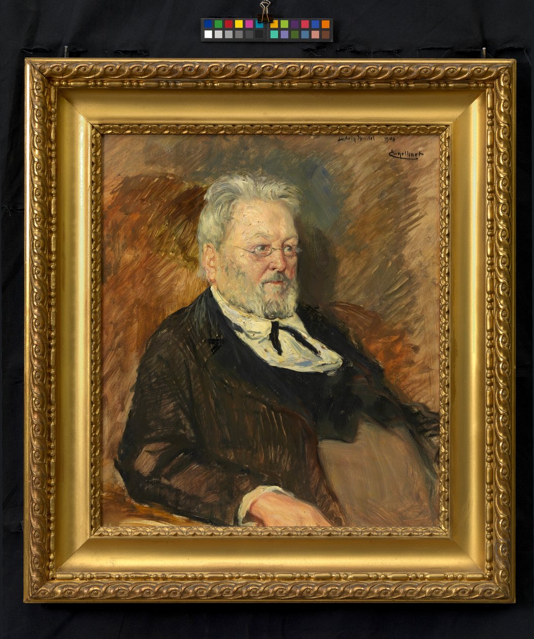 Ludwig Speidel, pisarz autorstwa Josef Engelhart