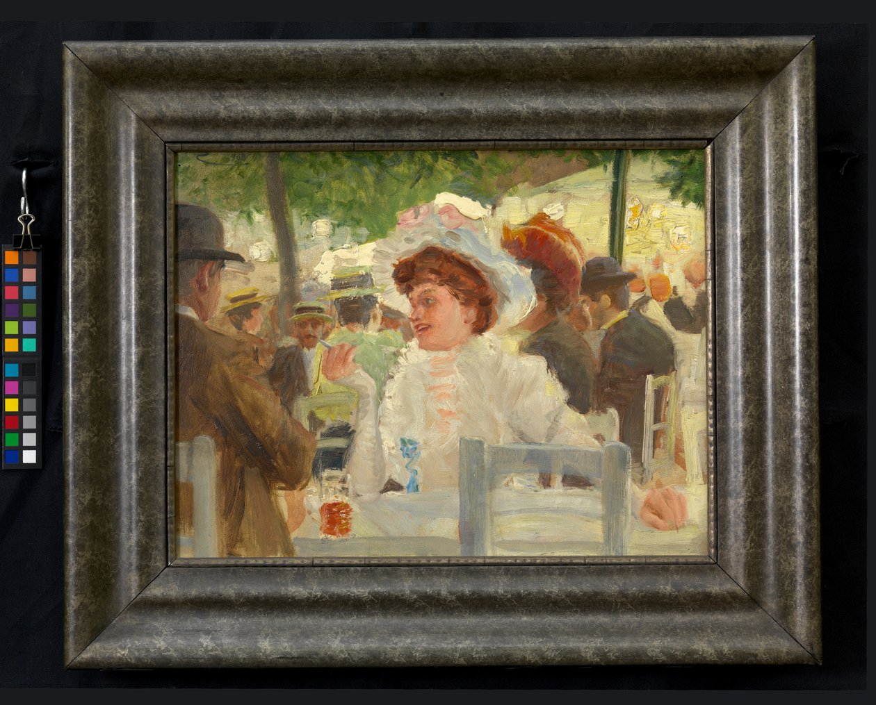 Scena z Prateru (w gospodzie) autorstwa Josef Engelhart