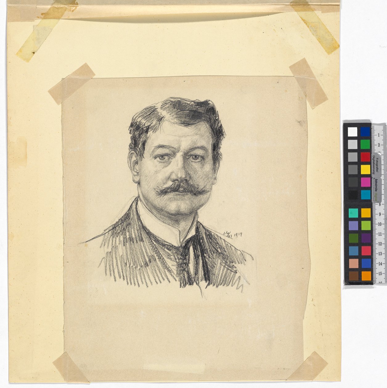 Autoportret Josef Engelhart 1914 autorstwa Josef Engelhart