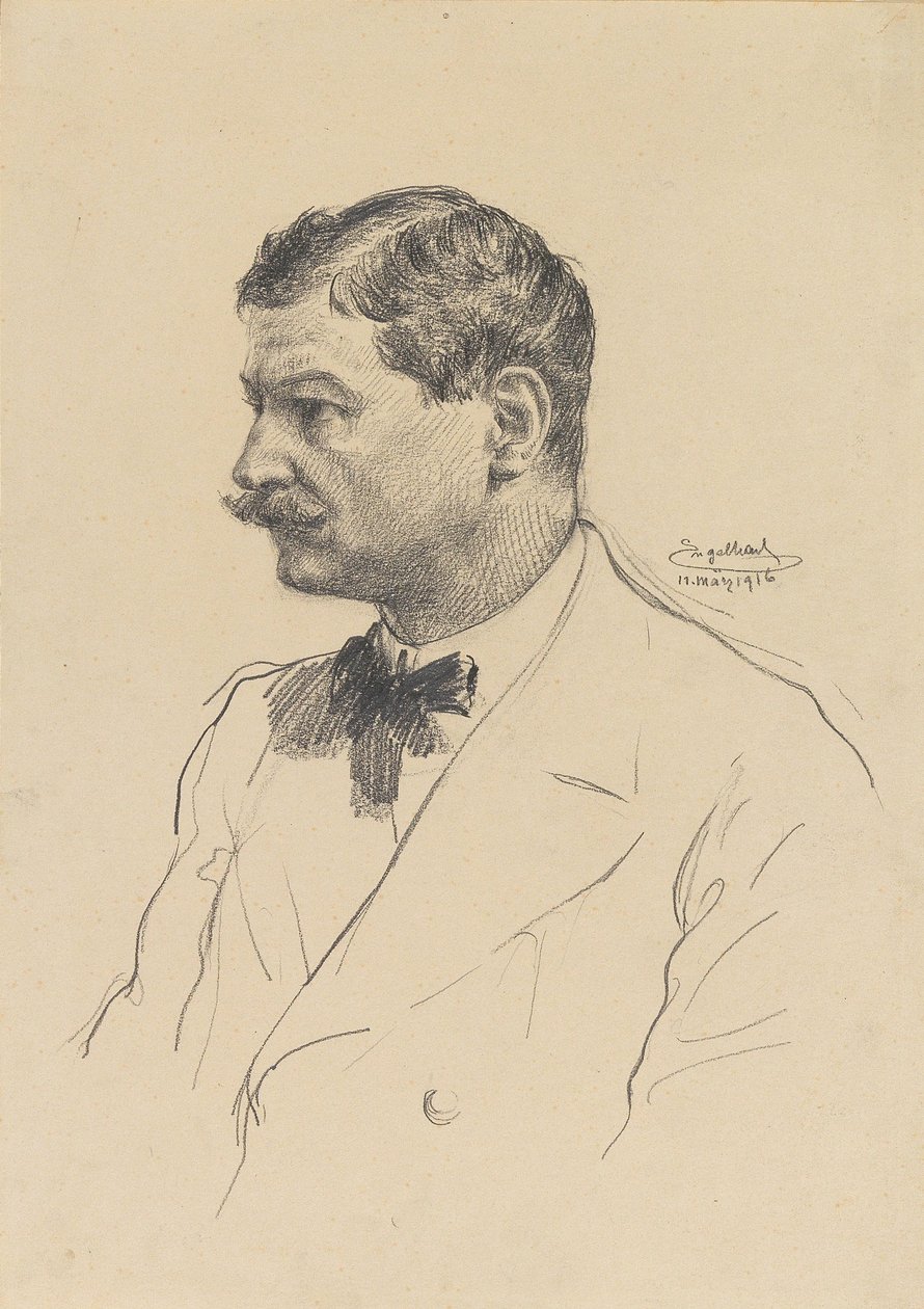 Autoportret, 1916. autorstwa Josef Engelhart