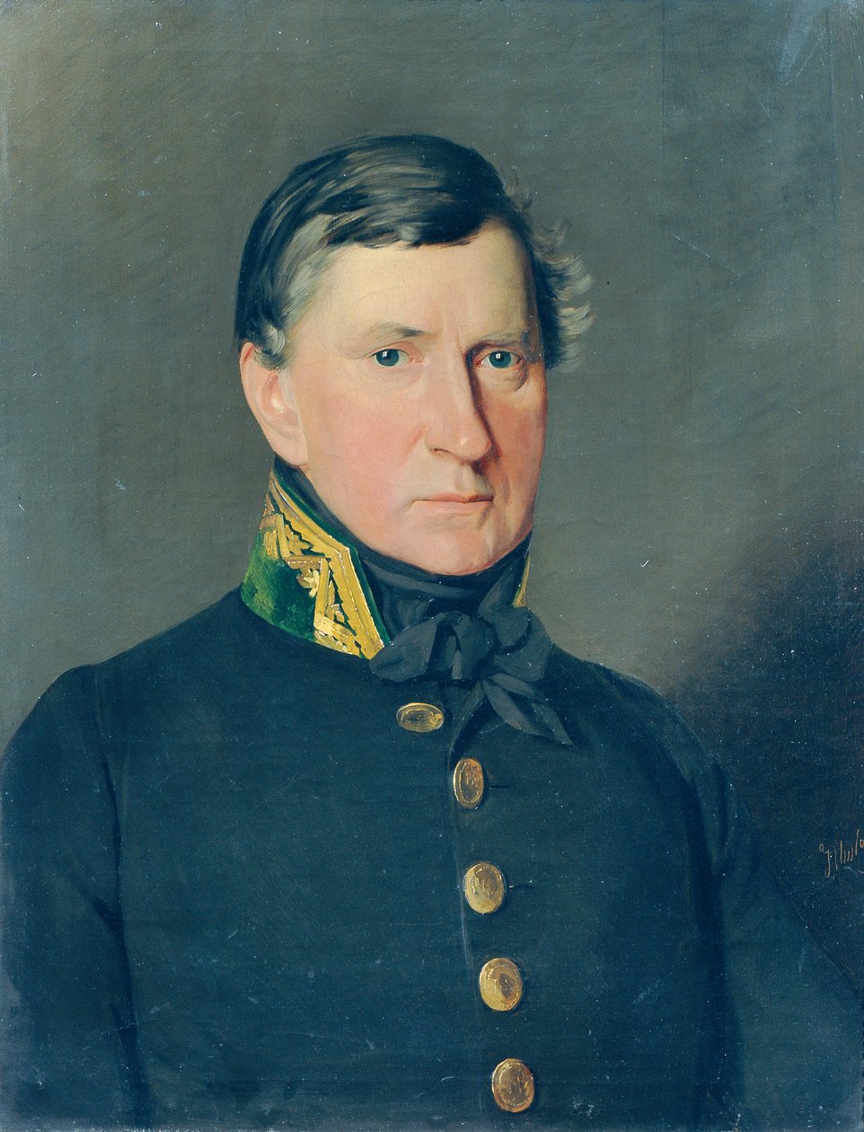 portret dżentelmena autorstwa Josef Huttary